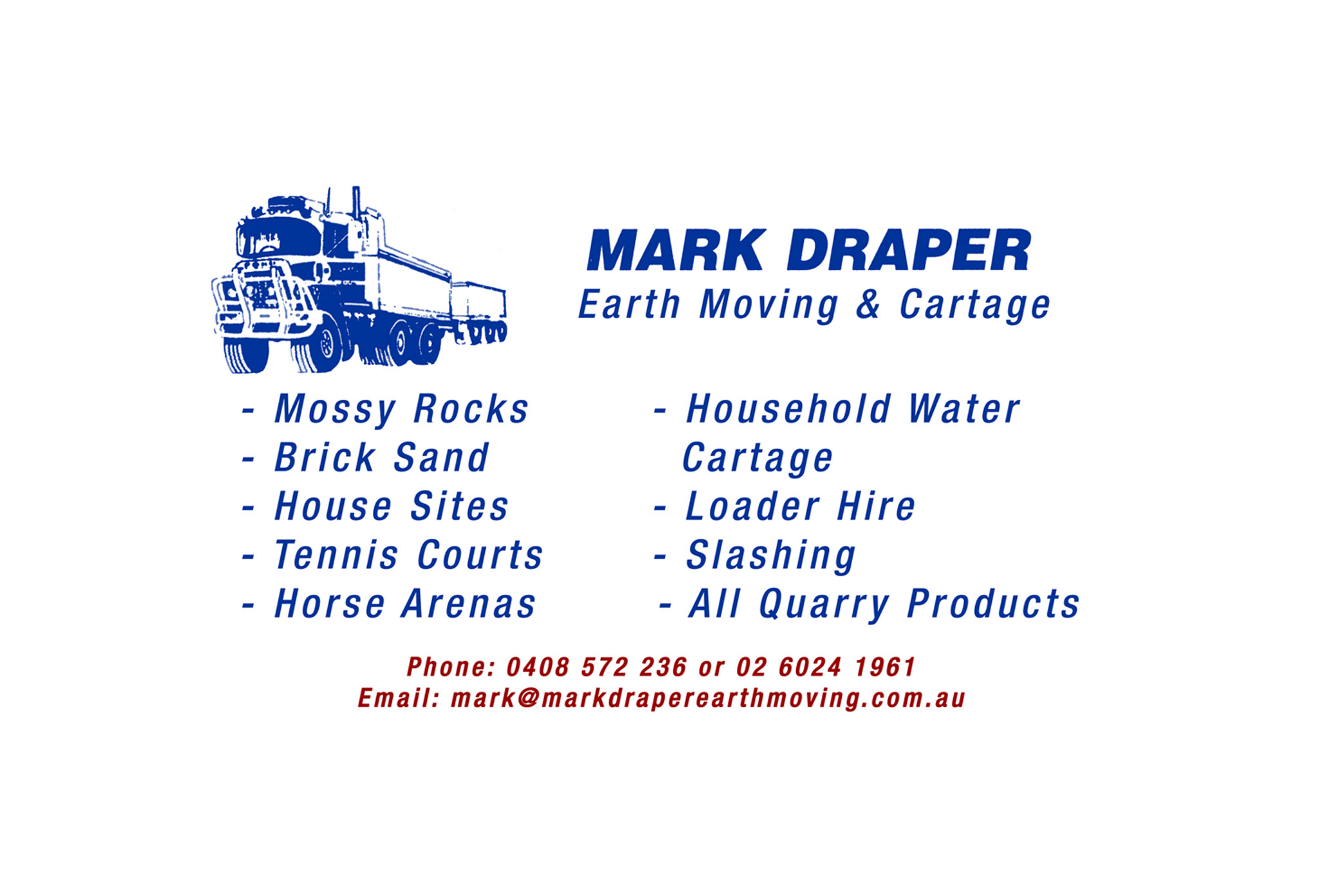 Mark Draper Earth Moving & Cartage